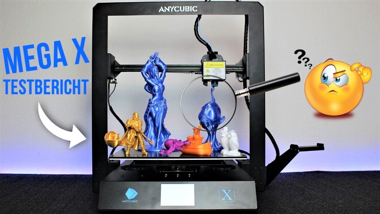 Der Anycubic Mega X - 3D-Drucker Testbericht | Die Erwartungen sind groß!