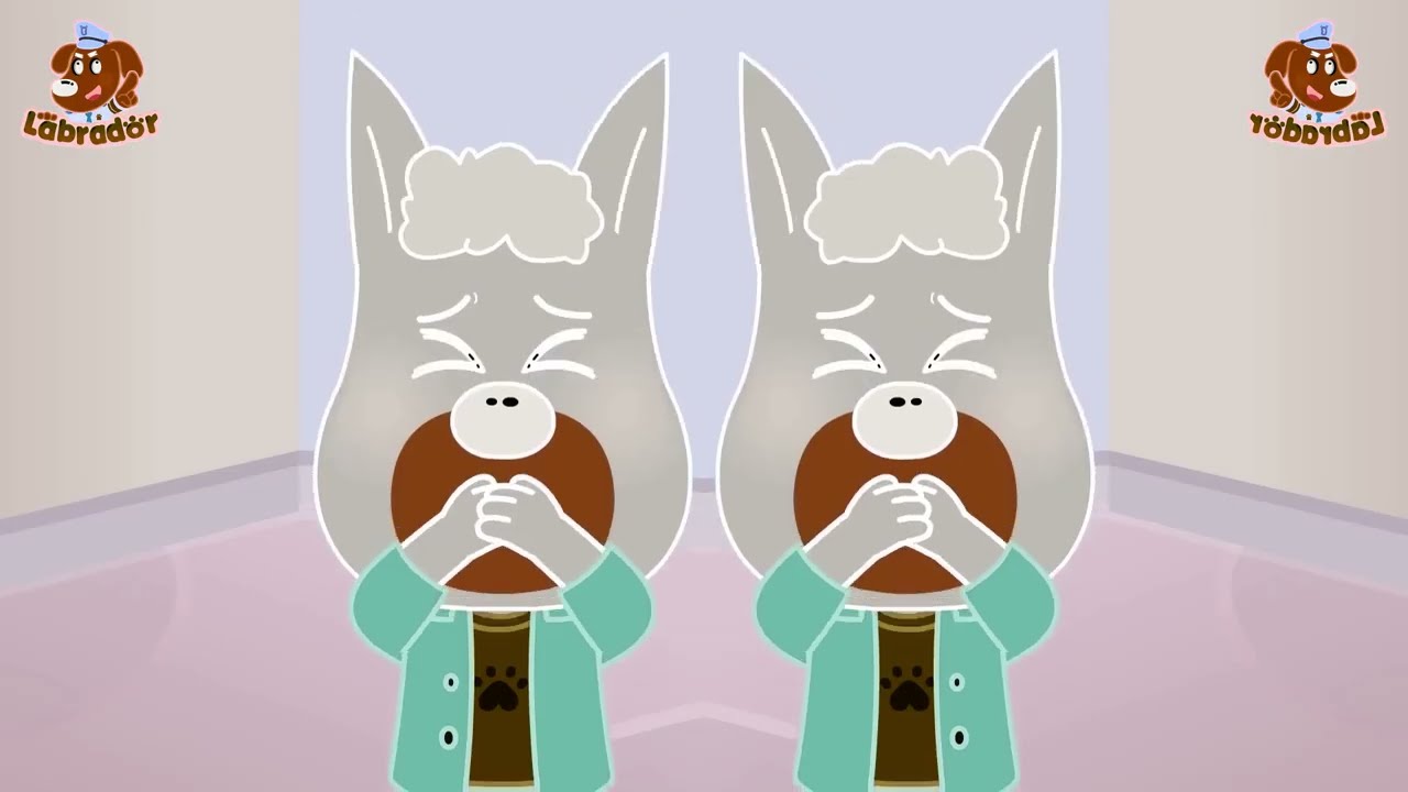 Why is Dog Labra COVERING his MOUTH?! | Sherriff Labrador | Sponsored by: Klasky Csupo 2001 Effects