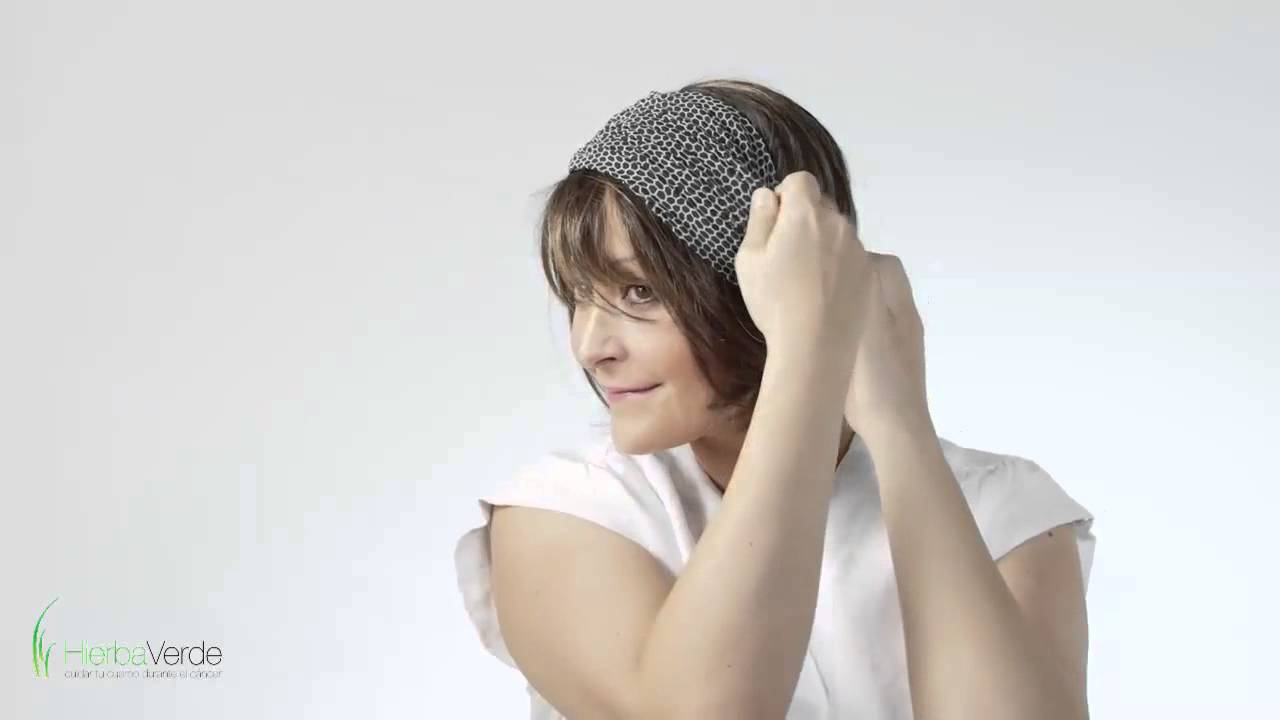 Como ponerse la banda Karma en la cabeza   HIERBAVERDE de Christine Headwear