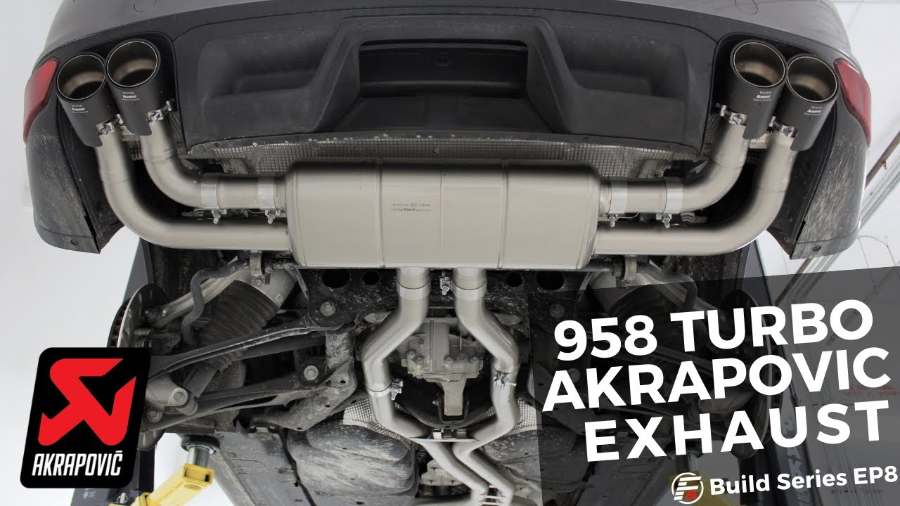 958 Cayenne Turbo (Build EP 8) Выхлоп Akrapovic (Звуки)!
