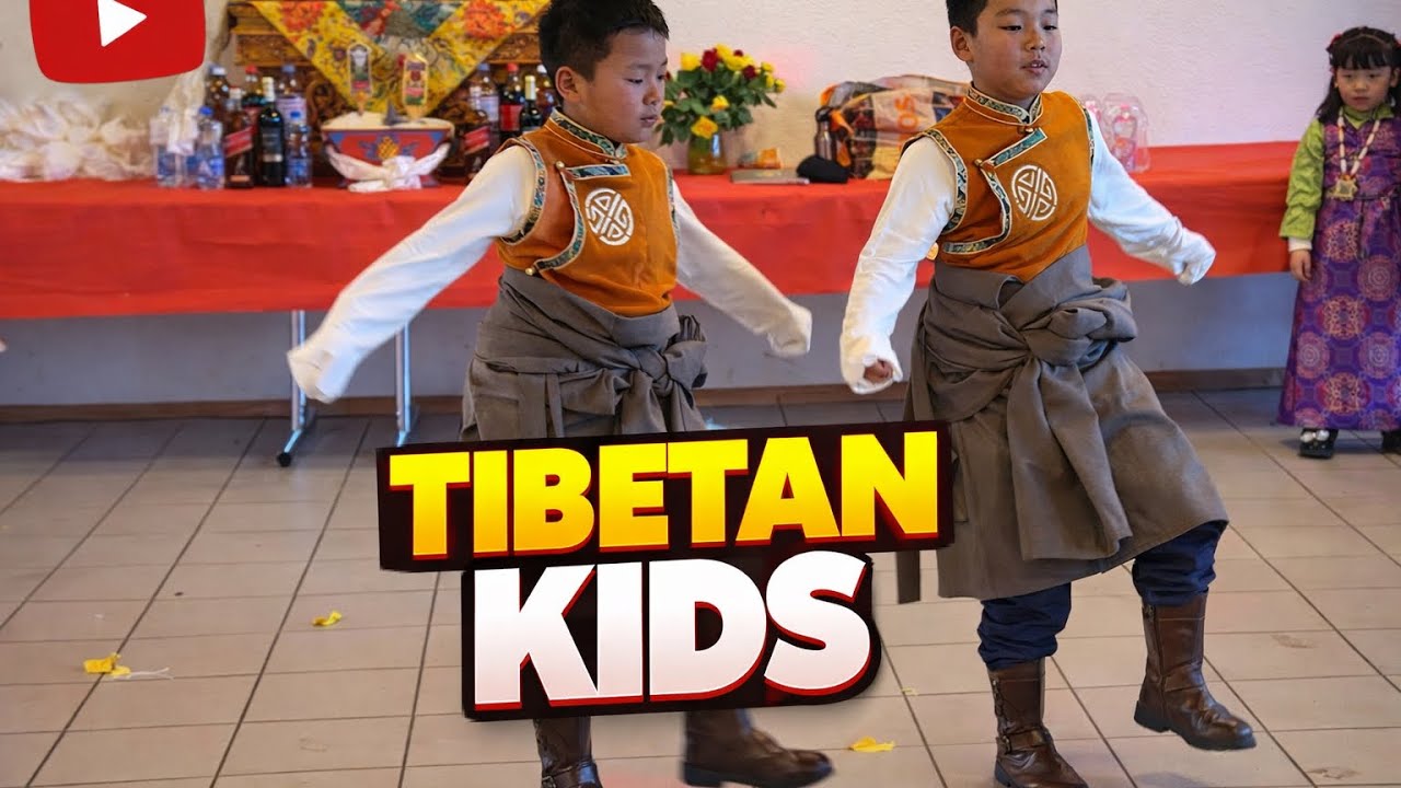 Tibetan kids group dance / Bern Tibetan students / advanced losar 2026