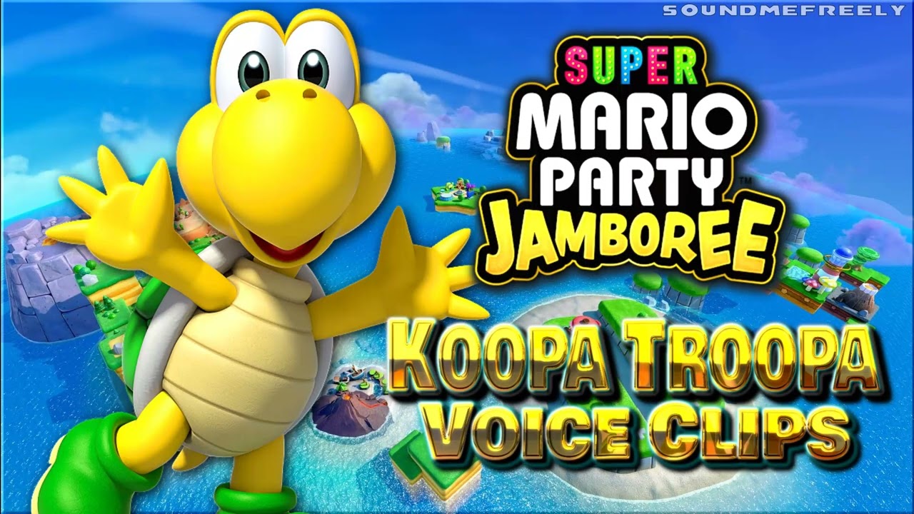 All Koopa Troopa Voice Clips • Super Mario Party Jamboree Voice Lines • Nintendo Switch