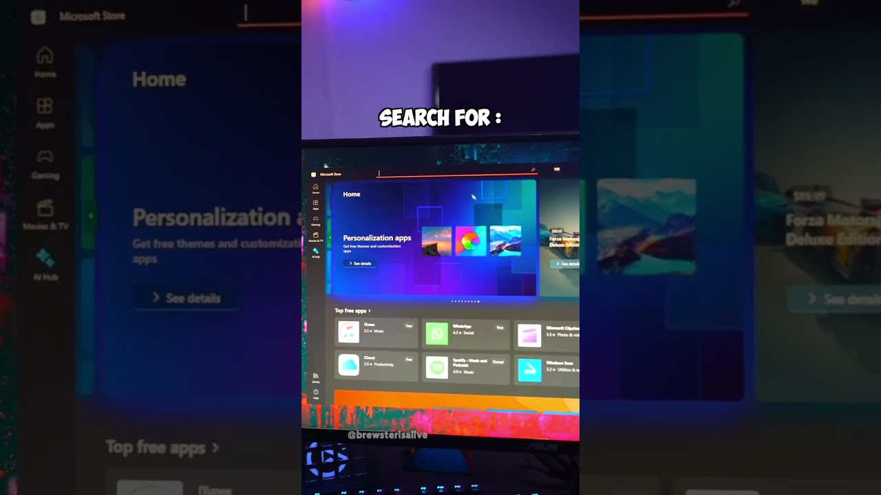Как получить современные всплывающие окна для Windows 10/11!! #brewsterisalive #pcgamer