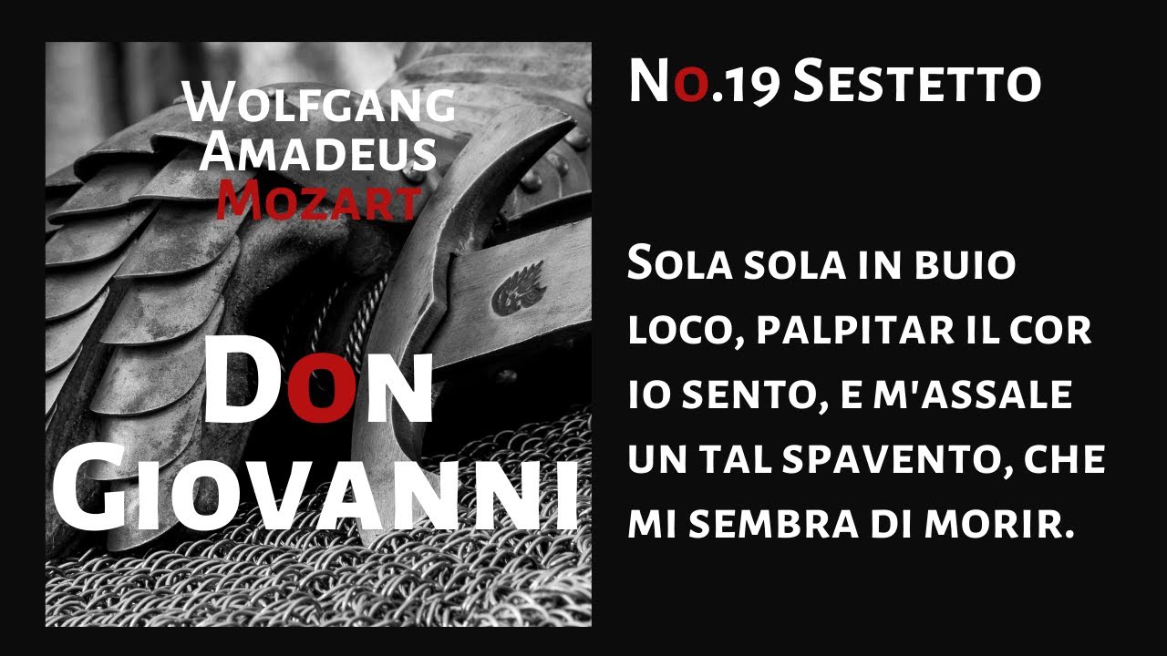 Don Giovanni No.19 Sestetto “Sola sola in buio loco”