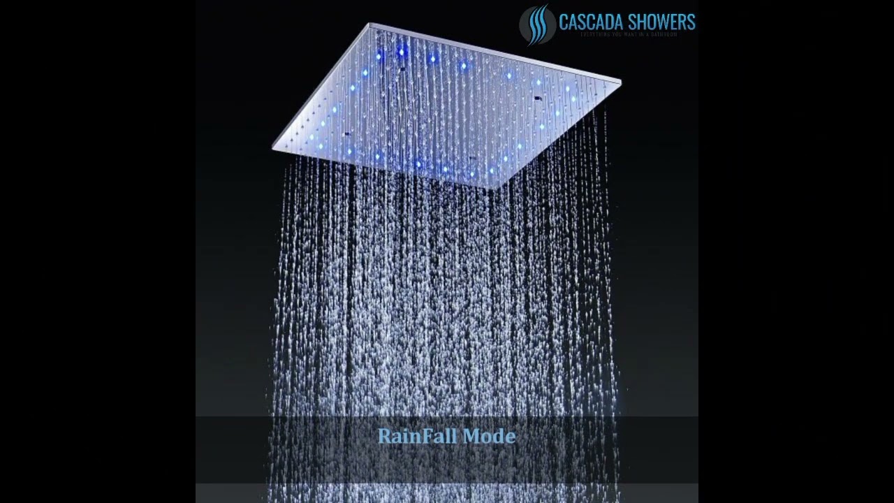 Cascada Napoli LED Shower System &ndash; Spa Mist & Rainfall