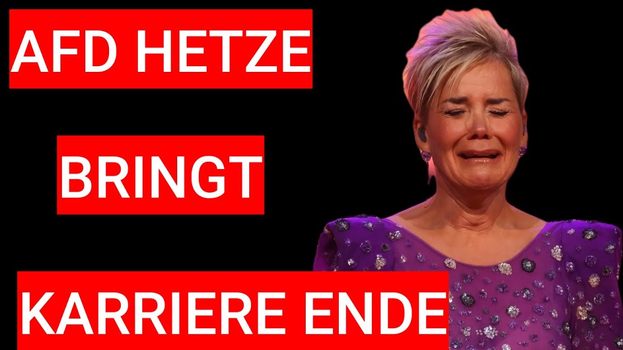 AFD WIRKT - Inka Bause f&auml;hrt ihre Karriere wegen AFD-Hetze gegen die Wand !