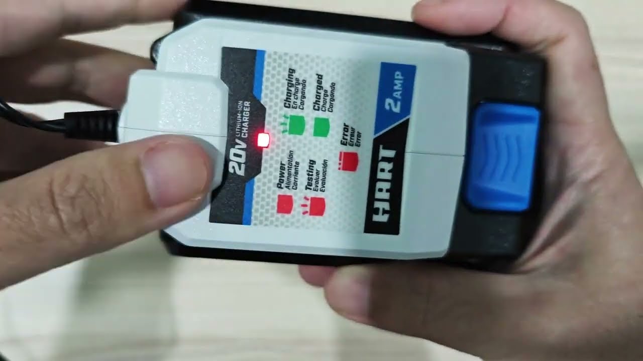 HART Battery Charger Indicator Light Meanings (Flashing Red, Flashing Green, Solid Red, Solid Green)