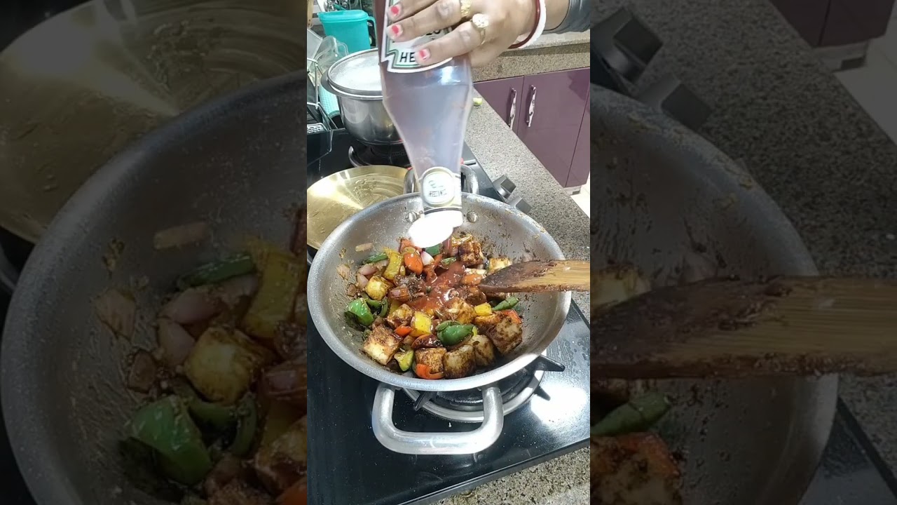 Chilli paneer recipe #cooking #food # चिली पनीर रेसिपी # Cooking video
