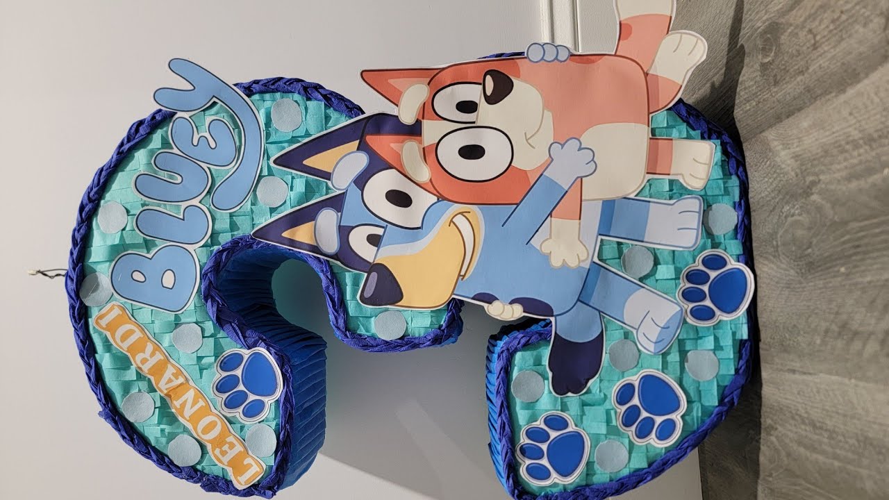 Decoraciones y piñatas rivera está en vivo acompañenme a hacer una piñata de bluey y bingo