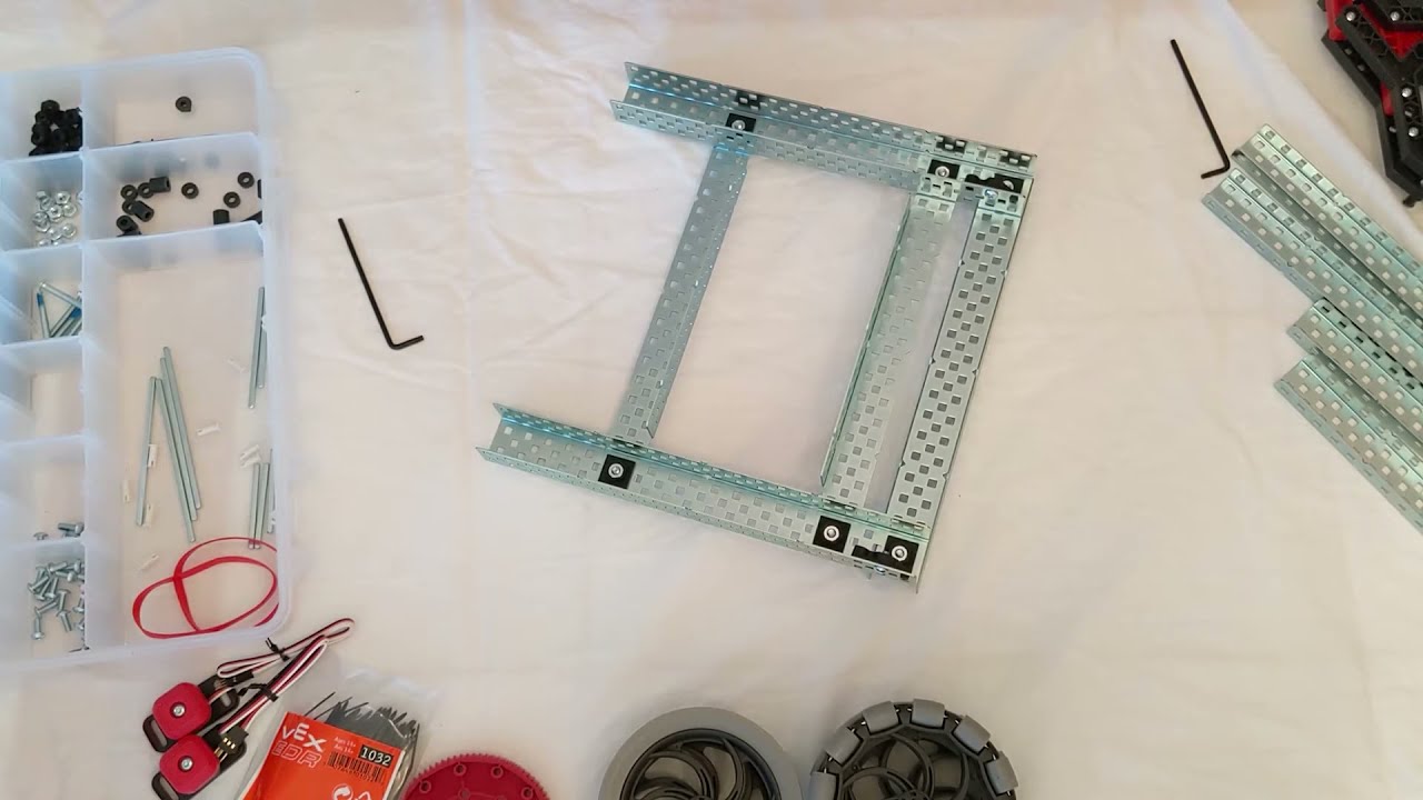 VEX V5 Drivetrain Building from Clawbot Kit (Part 2/4) Robotics