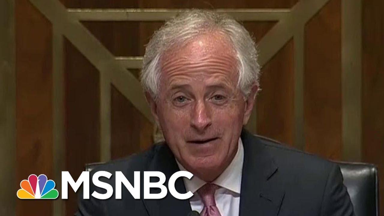 President Donald Trump Responds To Senator Bob Corker, GOP Remains Guarded | Morning Joe | MSNBC