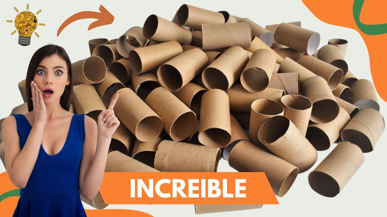 6 MANUALIDADES GENIALES CON ROLLOS DE PAPEL HIGIÉNICO (RECICLAJE)