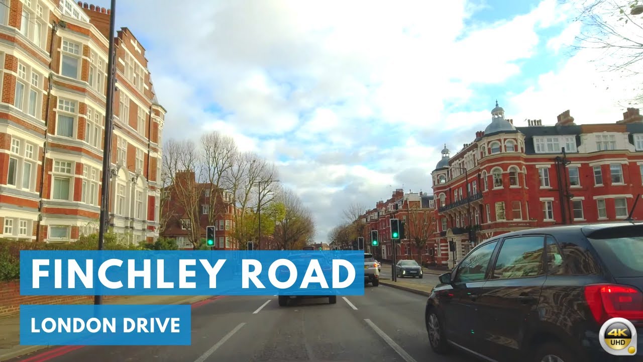 4k London drive from Finchley Road to Marylebone Road 🇬🇧