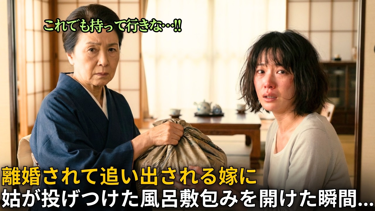 離婚され追い出された嫁に姑が投げつけた風呂敷包みを開けた瞬間、手が震え心臓が止まりそうになりました｜人生の教訓｜オーディオブック