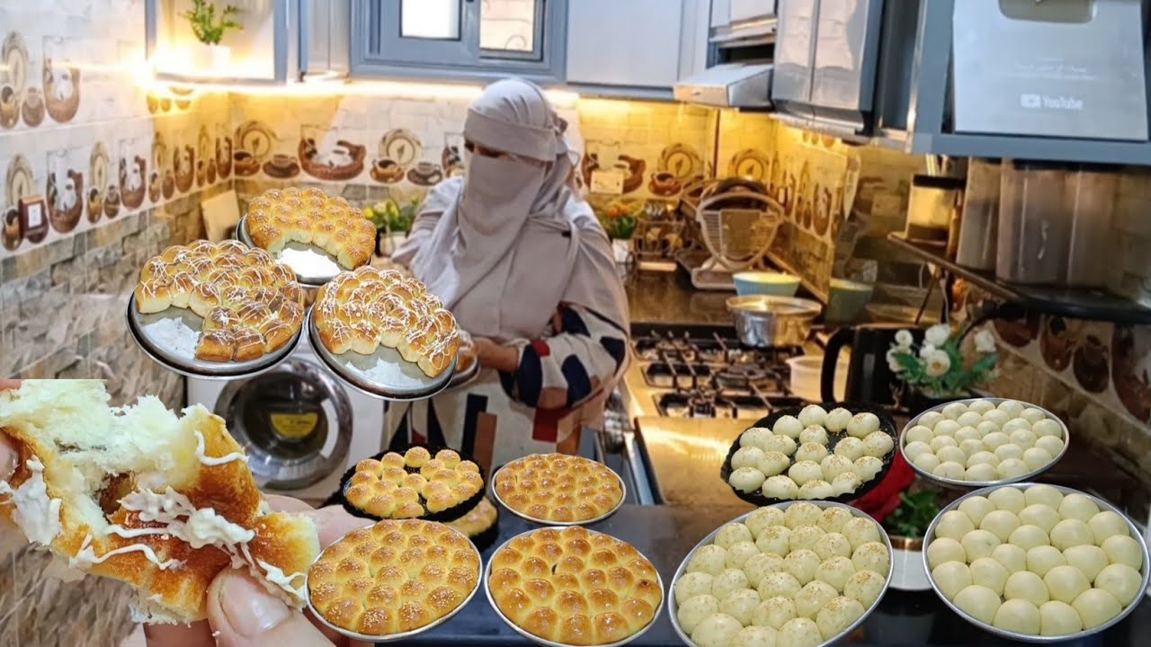 ضحكوا عليكي وقالولك ده مكلفه كوبايتين دقيق وشويه زيت هنعمل اربع صواني خليه نحل بتلت حشوات مختلفه