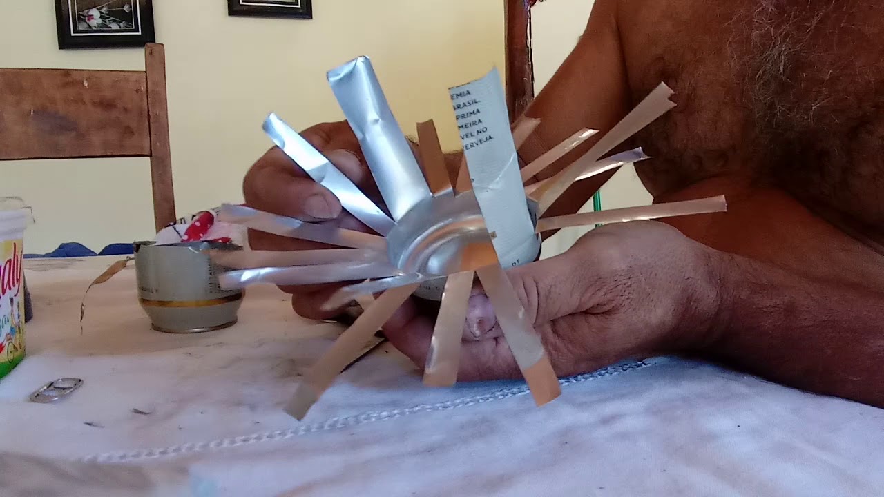 Cinzeiro de latinha, diferente
