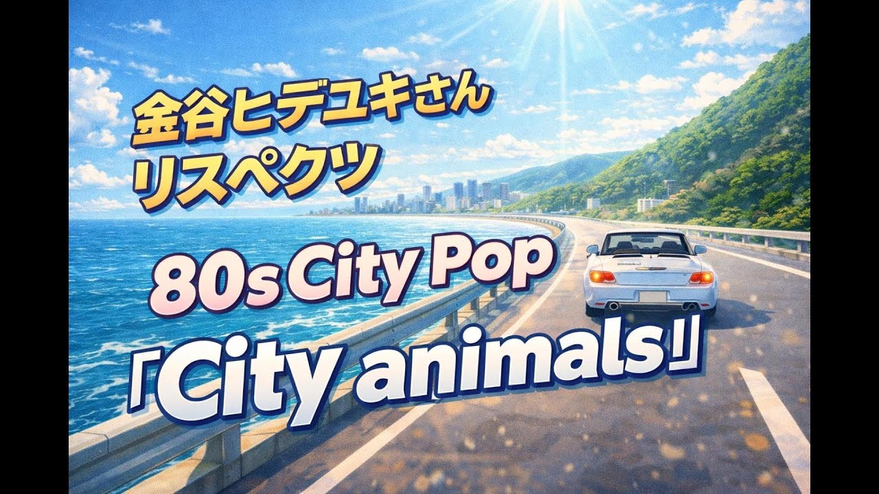 金谷ヒデユキさんインスパイア 80年代シティポップ