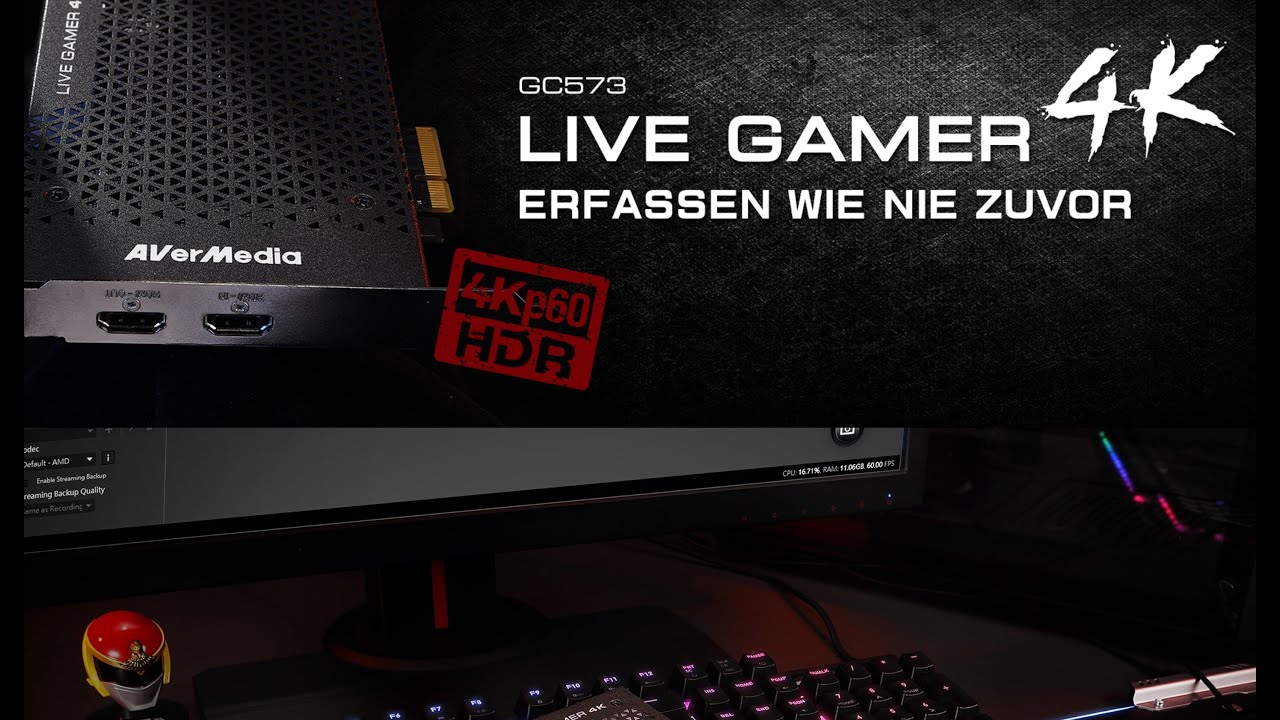 Aufnahme mit AVerMedia Live Gamer 4K - GC573