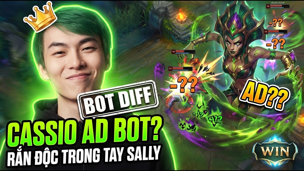 Thuyết minh | Sally Cassiopeia đi “AD bot” thằn lằn con hay rắn độc?