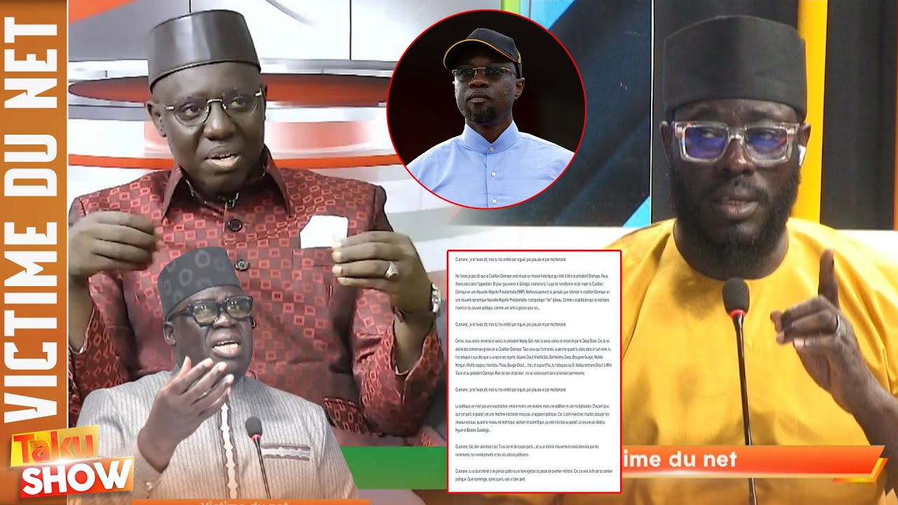 SONKO JE TE L'AVAIS DIT....DANGA SOROX DANGA SIIS....SA NDIOGOU DETRUIT SIRE SY...KON MOM LIMOU DON