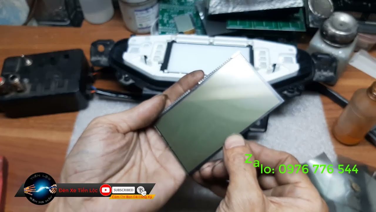 Phim Đồng Hồ Xe Air Blade 2020 Trắng Đen Siêu Nét