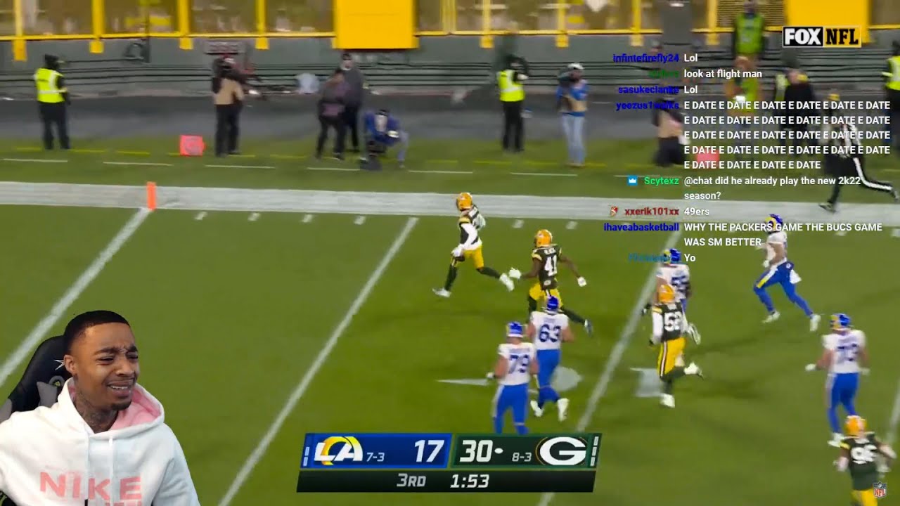FlightReacts Rams vs. Packers Week 12 Highlights | NFL 2021 REACTION