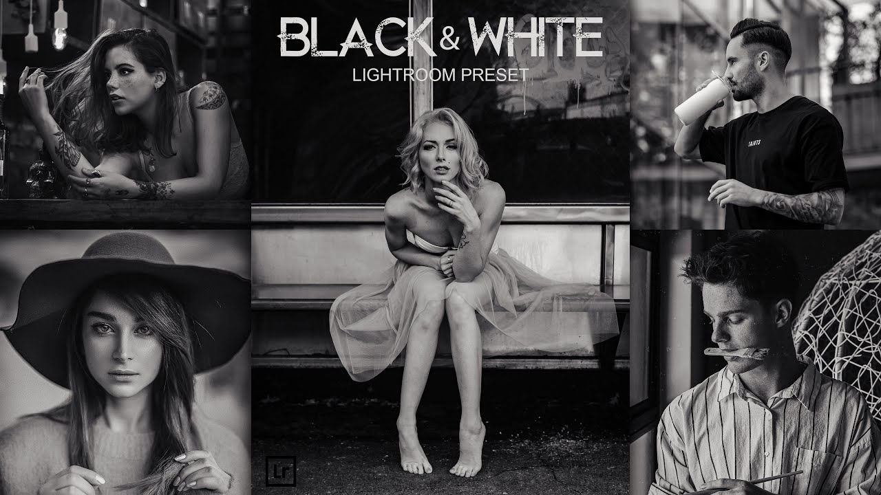 BLACK & WHITE Preset – Lightroom Presets | Monochrome Presets | B&W Filters for Desktop & Mobile