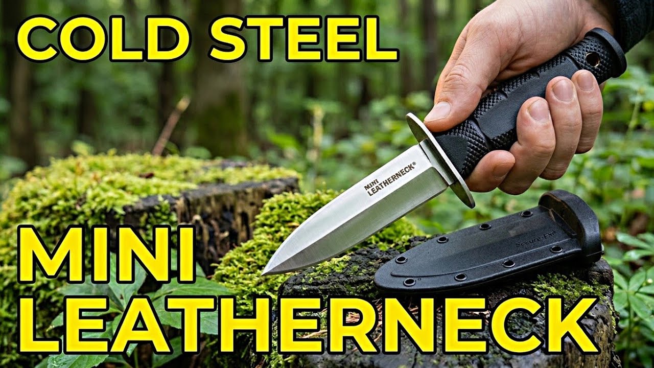 Cold Steel Mini Leatherneck Double Edge | Recenzia | Nôž na krk | Malý nenápadný EDC nôž |