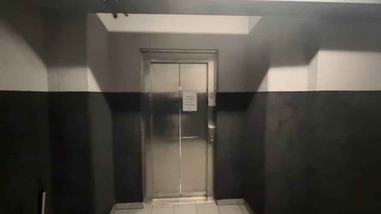 1996 Kone-Sowitsch Novel roped hydraulic elevator @ Cineplexx-IMAX, Graz, Austria