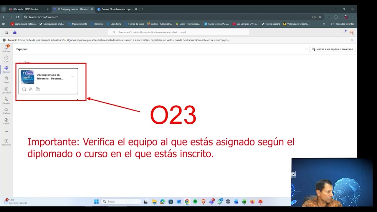 Inducción Plataforma y TEams