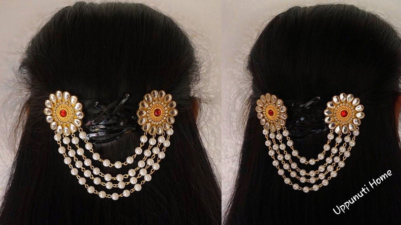 How to Make Bridal Hair Accessories At Home | DIY hair accessories | Jewelry Making | uppunutihome