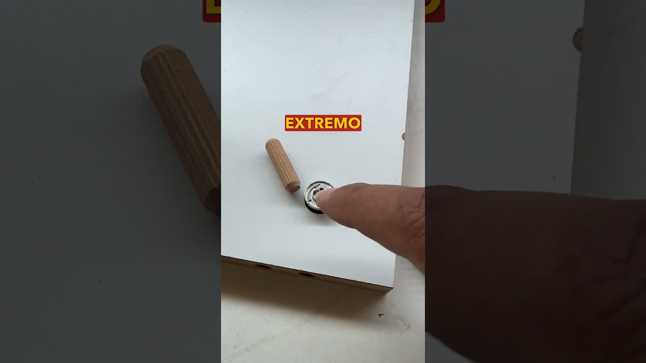 Minifix sistema de sujeci&oacute;n para armar muebles #carpinteria
