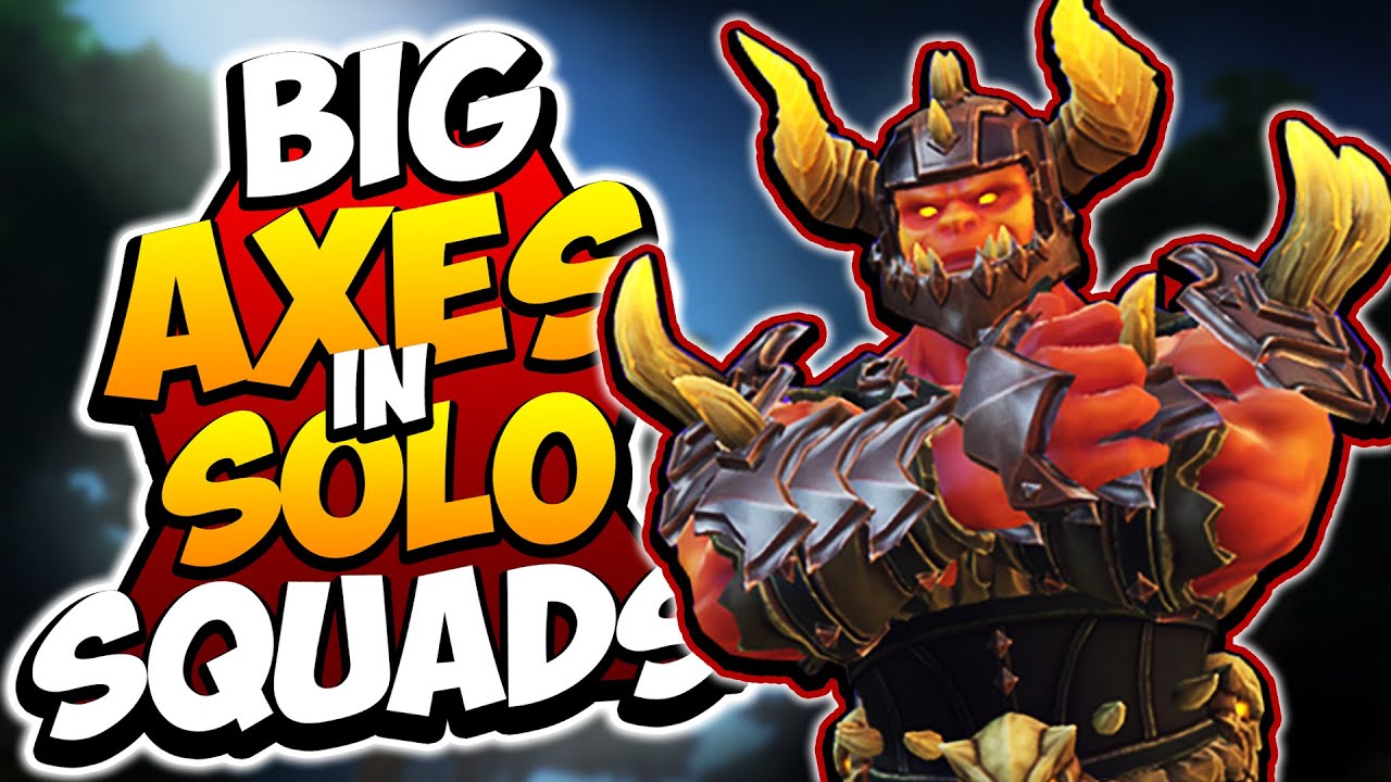 BIG AXES In SOLO VS SQUADS | Realm Royale