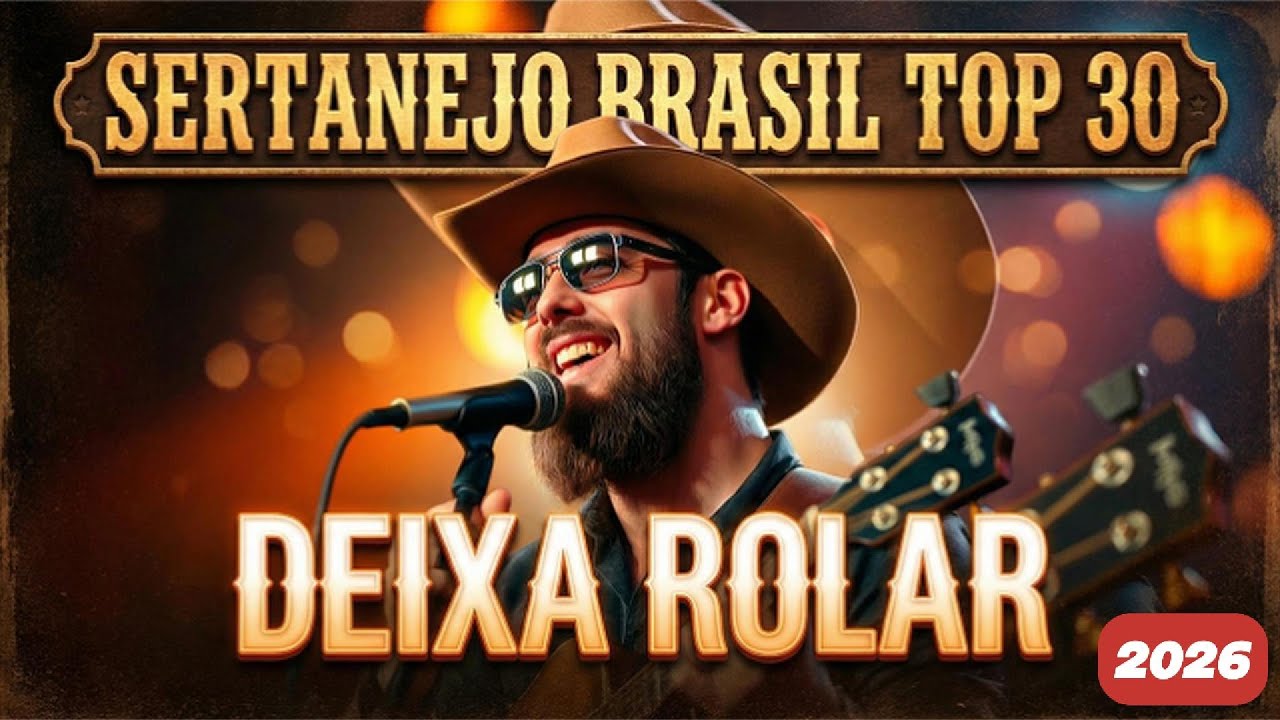 🌊 Deixa Rolar – Sertanejo Relax que Flui Natural! (Letras na Tela) 🌊 @SertanejoBrasilTop30