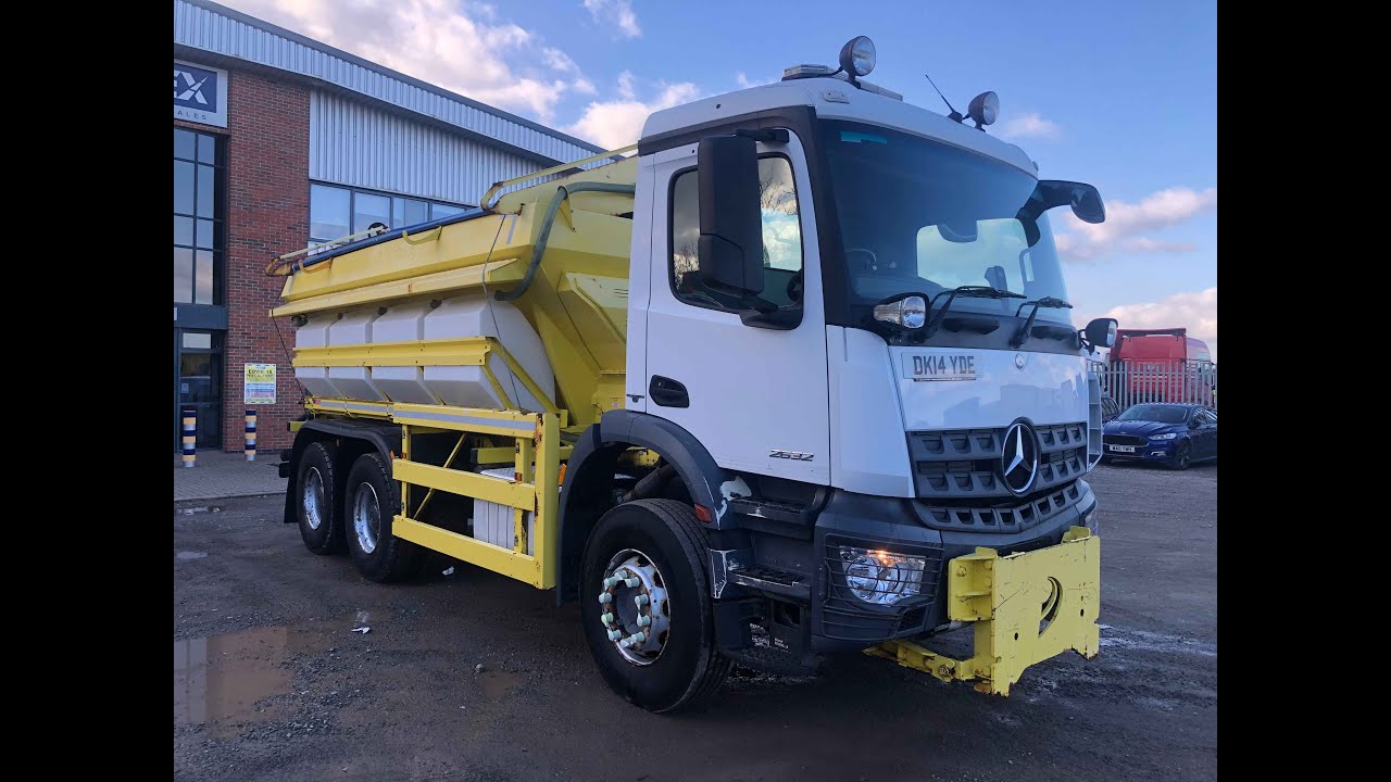 MERCEDES AROCS 2632 6X4 26 TONNE GRITTER 2014 - DK14 YDE