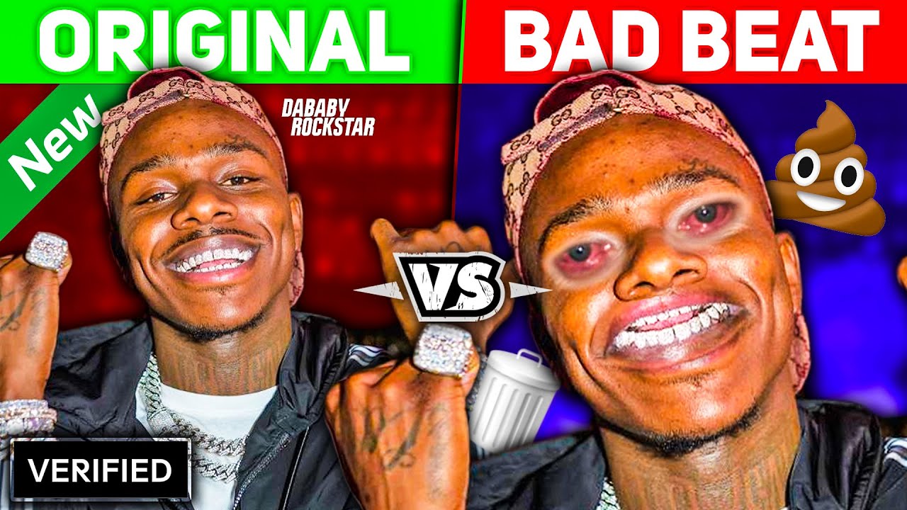 FAMOUS RAP SONGS but THE BEAT IS TRASH
