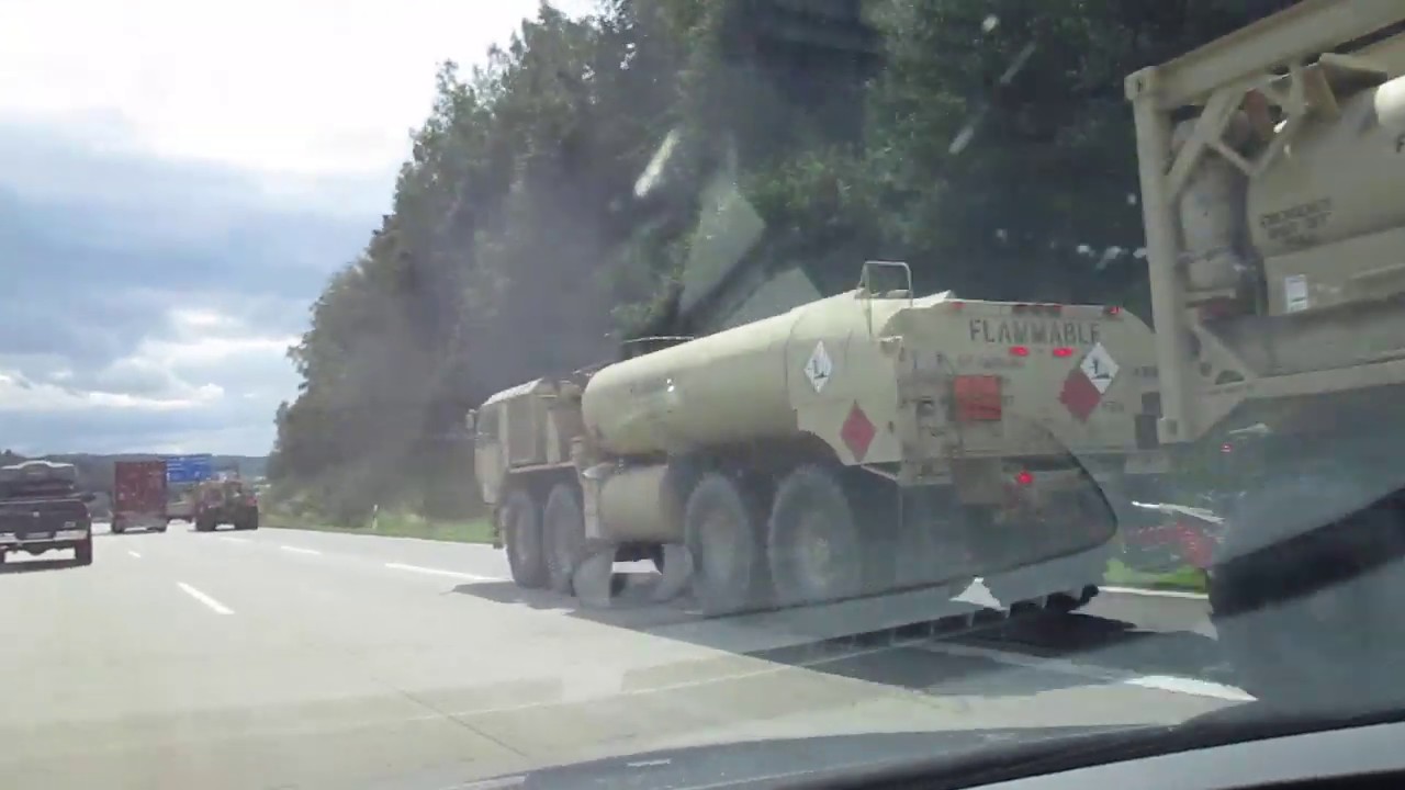 US Army Nachschub Kolonne A93 08/2019