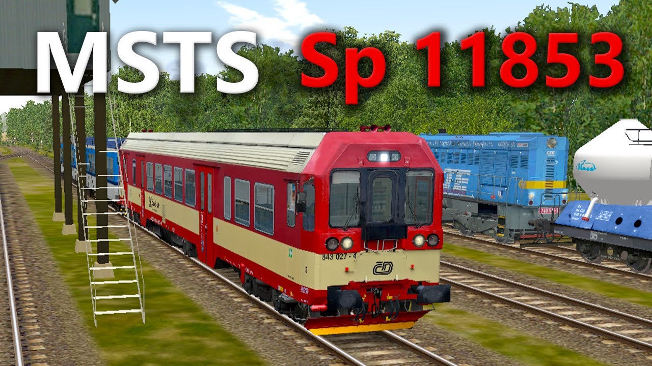 Microsoft Train Simulator - trať ČR 310 | Zvláštní jízda do Kobeřic!