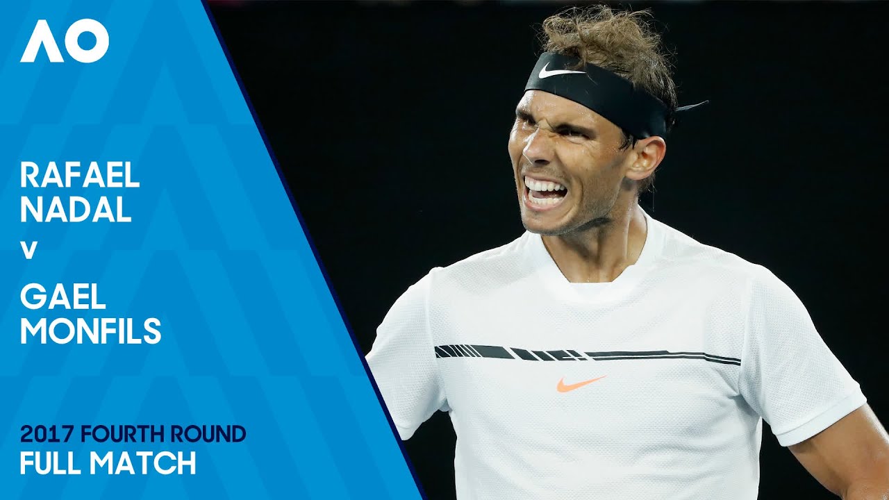 Rafael Nadal v Gael Monfils Full Match | Australian Open 2017 Fourth Round