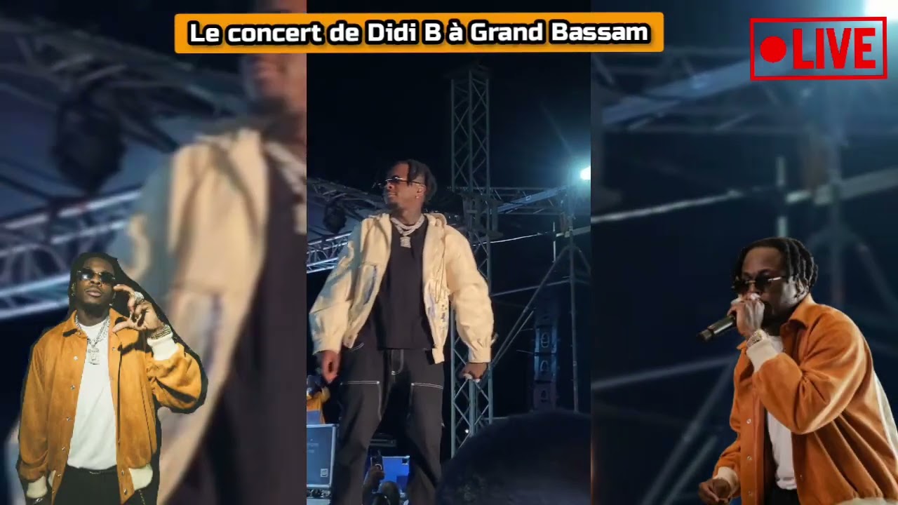 Le concert de Didi B à Grand Bassam 