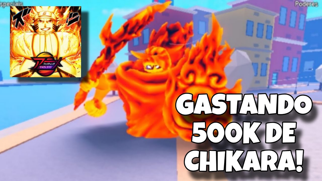 GASTANDO 500 MIL CHIKARAS NO ANIME FIGHTING SIMULATOR ENDLESS! CONSEGUI O NOVO PODER MAIS RARO?