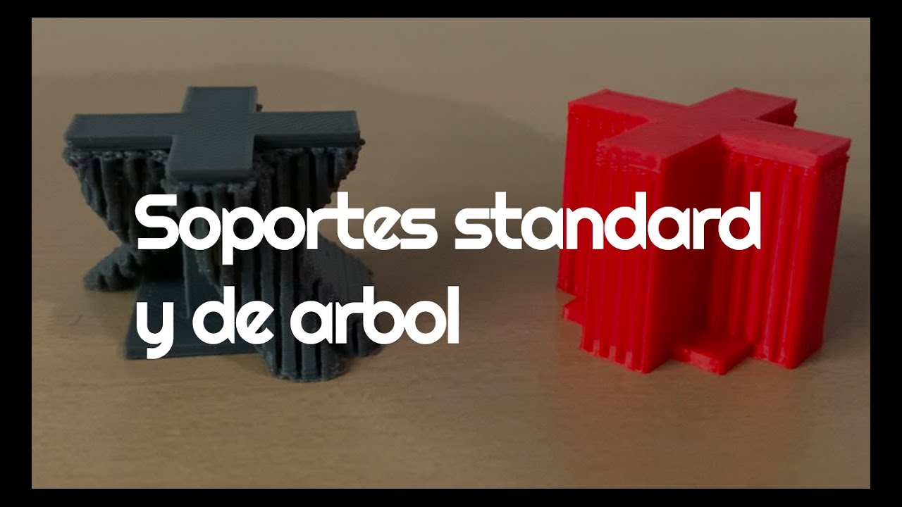 Soportes standard y de arbol | Los settings que uso | Impresión 3d