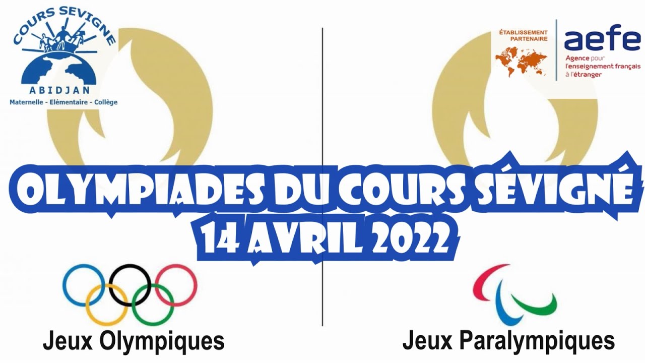 Olympiades du Cours Sévigné - 14 Avril 2022