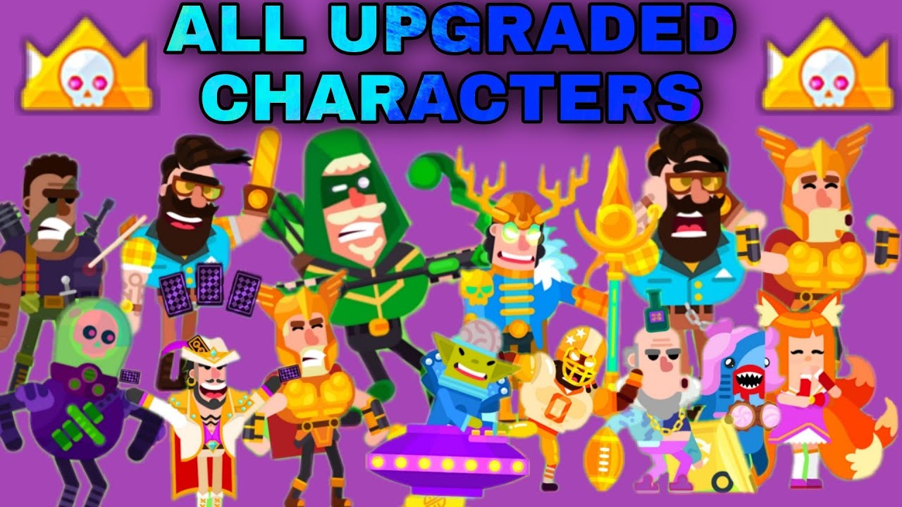 Bowmasters All Upgraded Characters All Brutalities epic gameplay