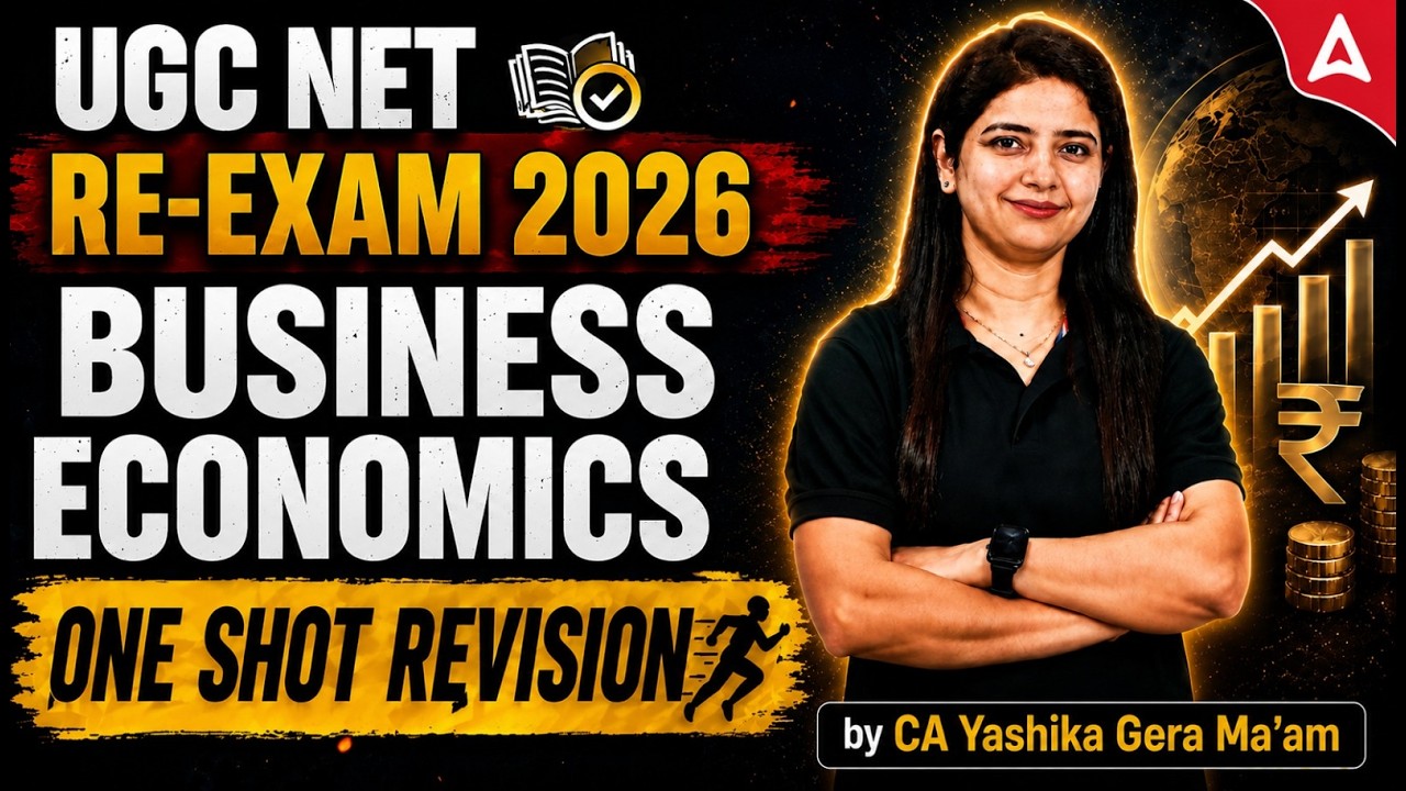 UGC NET Commerce Marathon Class | UGC NET Commerce Re Exam Business Economics By CA Yashika