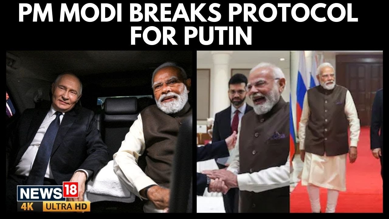 Putin In India | PM Modi Breaks Protocol to Personally Receive Putin at Delhi Airport | Rare Gesture