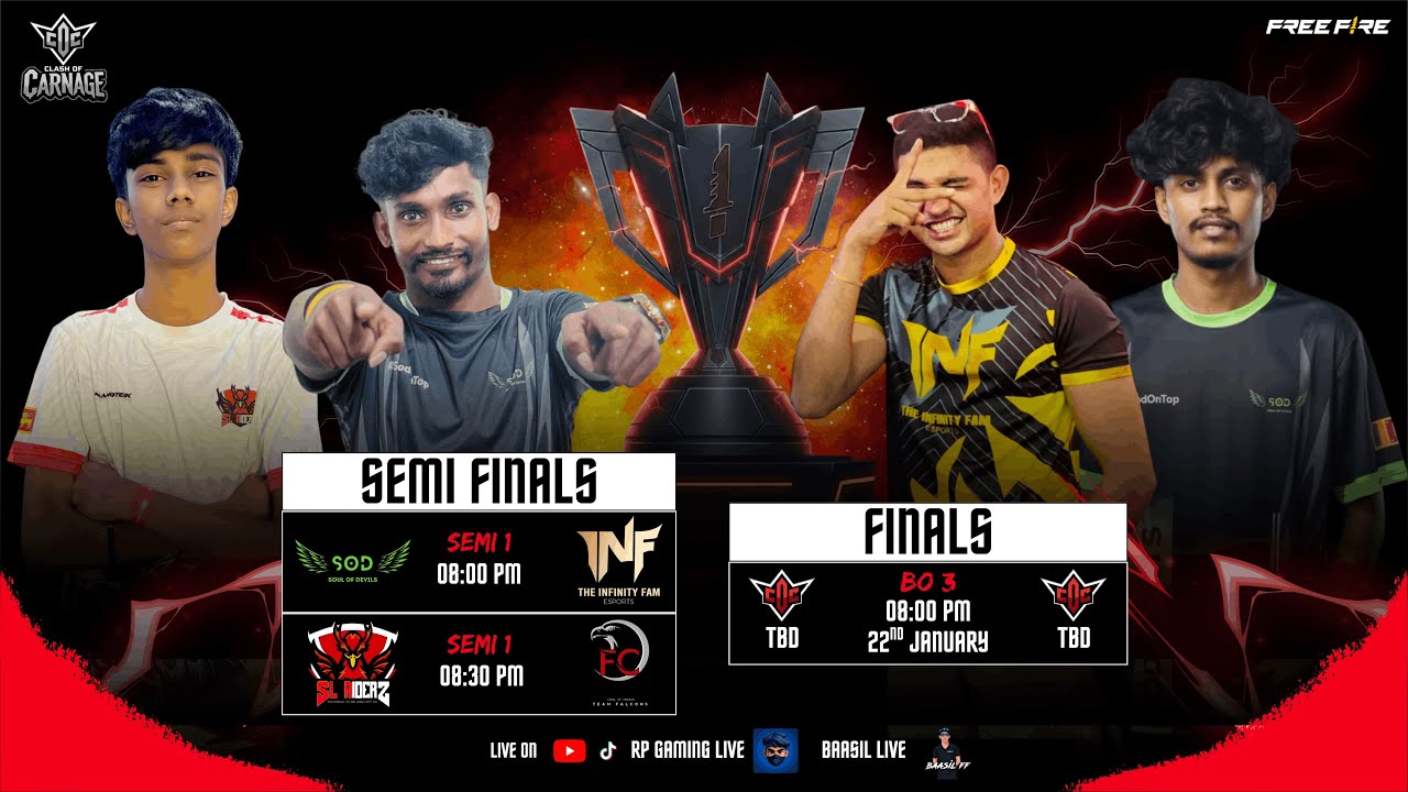🔴SLR SOD FC INF  Clash of carnage semi final