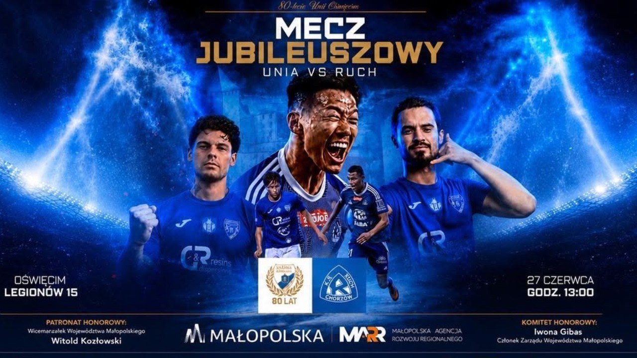 🔴 NA ŻYWO | Unia Oświęcim &ndash; Ruch Chorz&oacute;w | Mecz Jubileuszowy z okazji 80-lecia Klubu