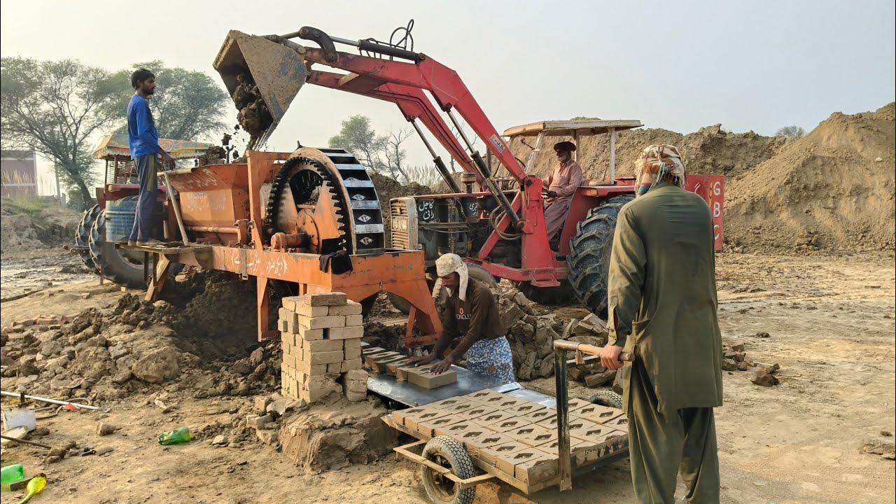Unbelievable Brick Making Machine! | Full Factory Process  Zero to Millions of Bricks