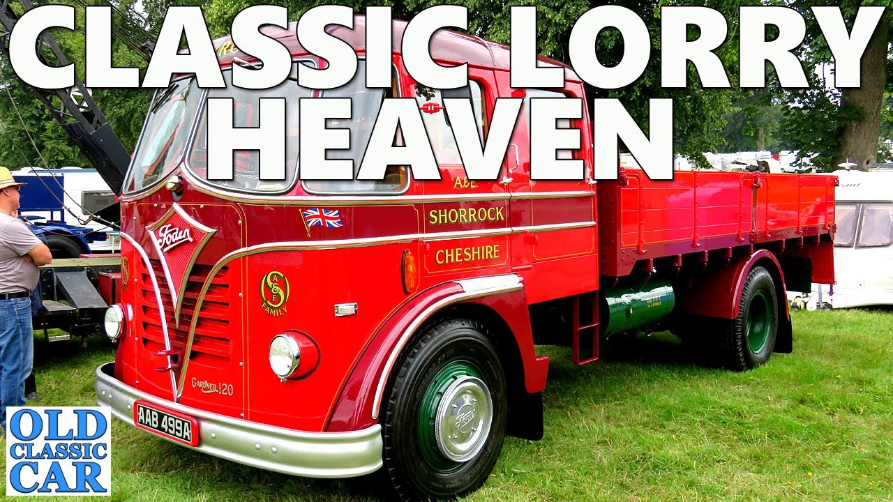 The classic lorries, vans & pickup trucks (AEC, Bedford, ERF, Foden +) on show at Astle Park 2021
